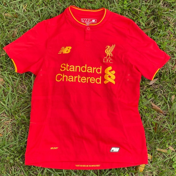New Balance Standard Chartered Jersey YM Red/Orange Soccer
